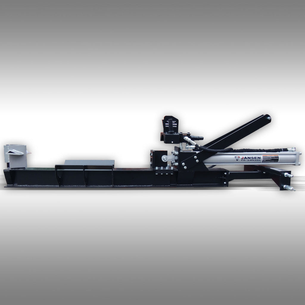 Holzspalter Jansen TS-14L105, liegend für Traktor, hydraulisch, 14 t