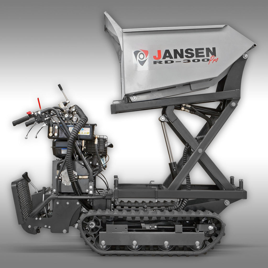 Raupendumper Jansen RD-300pro, hydraulische Mulde mit Hochkippsystem - Image 6