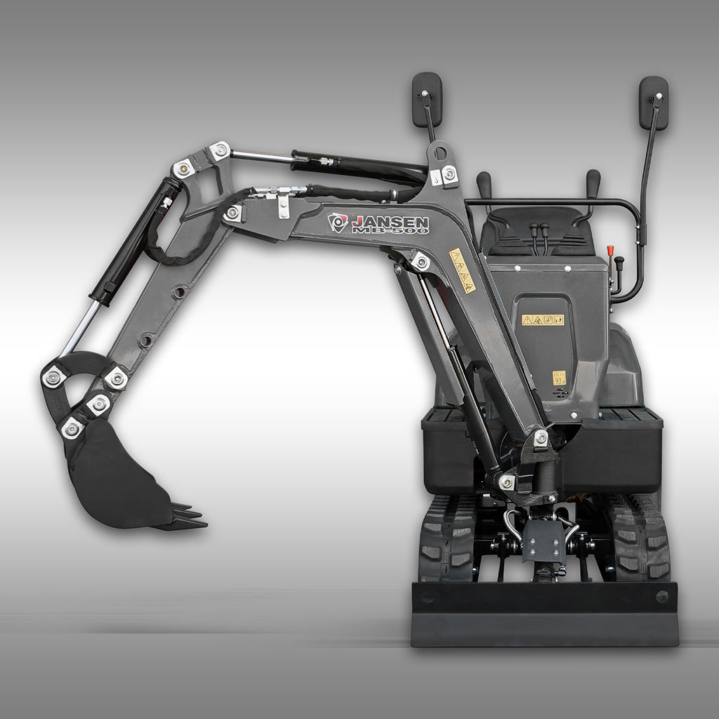 Jansen Mikrobagger MB-500, Minibagger, Benzin, Komplett-Set - Image 4