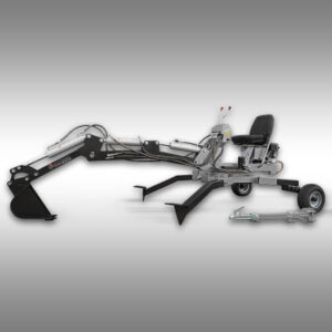 Jansen Minibagger MB-360° Benzin Schreitbagger inkl. 20cm Löffel 360° Drehkranz