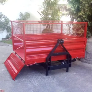 Heckmulde Ilma 3-Seiten-Kipper Gitter fest 2,0 m x 1,6 m