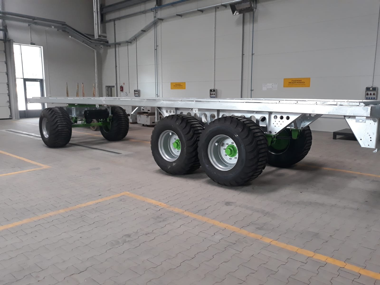 Ballenwagen Raimund Dreiachser verzinkt (H = hoch) - Image 5