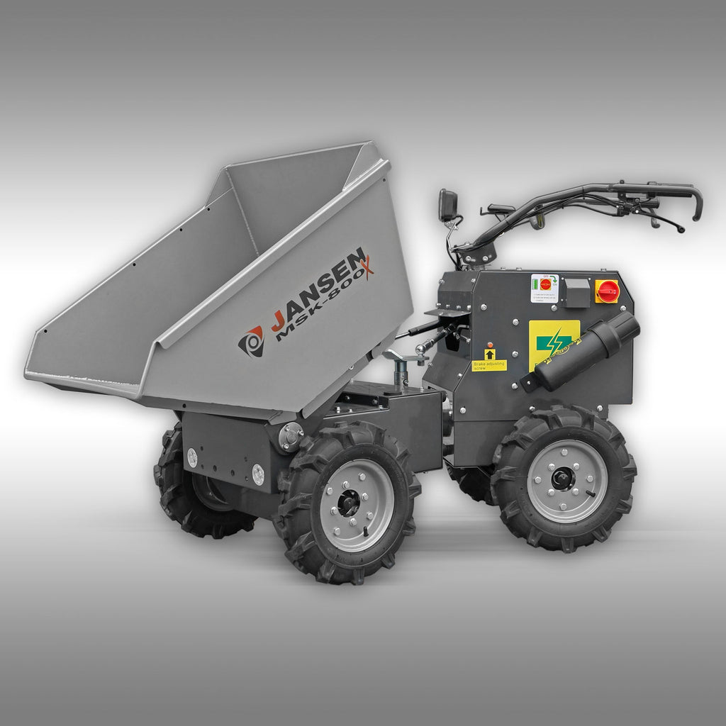 Motorschubkarre Jansen MSK-800X, 800W Elektromotor, 4×4, ALLRADANTRIEB