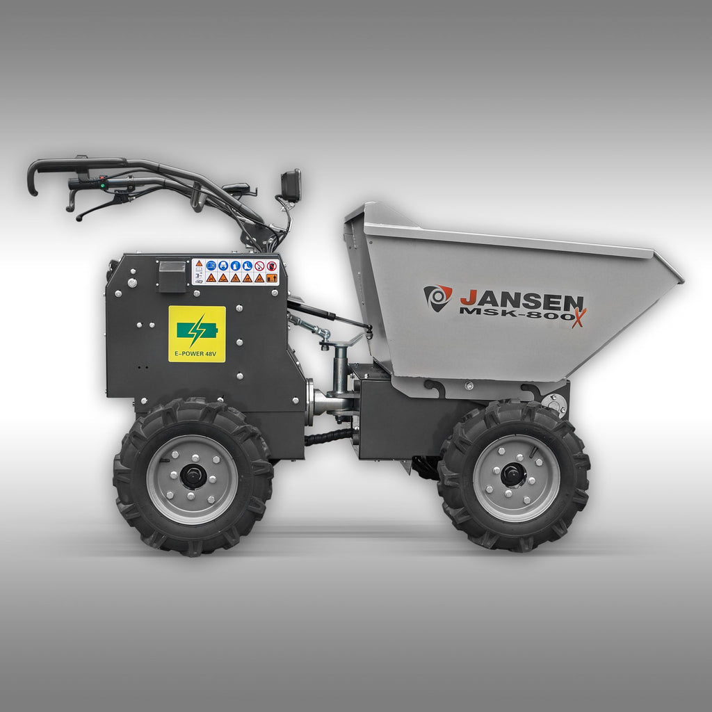 Motorschubkarre Jansen MSK-800X, 800W Elektromotor, 4×4, ALLRADANTRIEB - Image 3