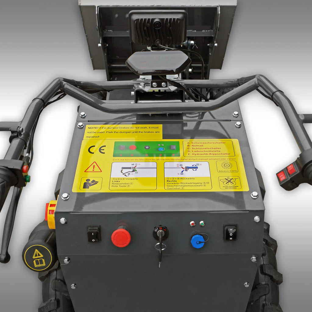 Motorschubkarre Jansen MSK-800X, 800W Elektromotor, 4×4, ALLRADANTRIEB - Image 6