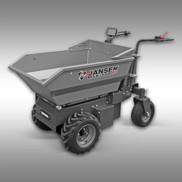 Jansen Motorschubkarre MSK-500 pro, 1000 Watt Elektromotor, Minidumper - Image 2