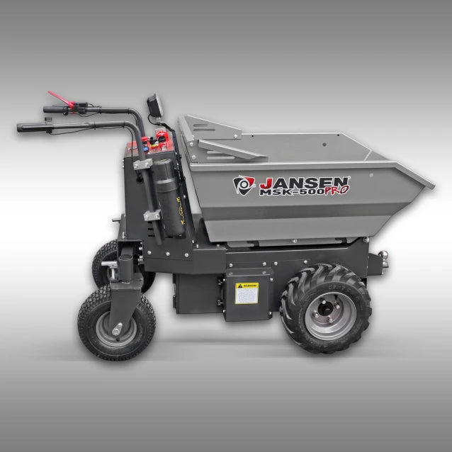 Jansen Motorschubkarre MSK-500 pro, 1000 Watt Elektromotor, Minidumper - Image 7