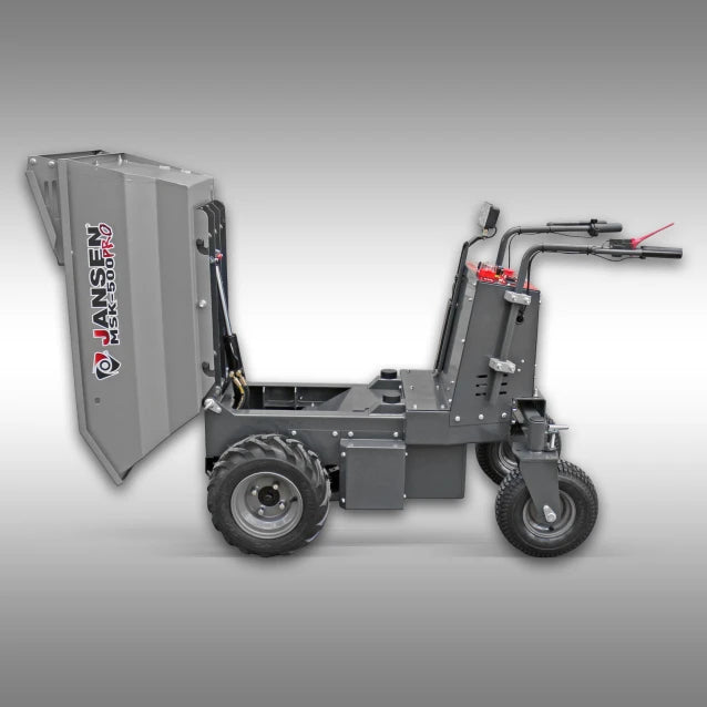 Jansen Motorschubkarre MSK-500 pro, 1000 Watt Elektromotor, Minidumper - Image 4