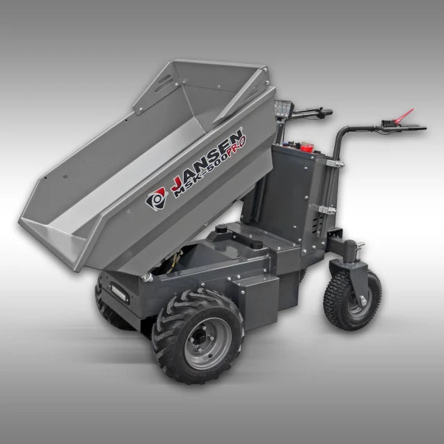 Jansen Motorschubkarre MSK-500 pro, 1000 Watt Elektromotor, Minidumper