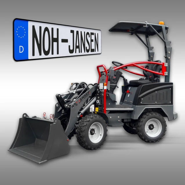 Jansen Hoflader HL-500E mit Straßenzulassung (GEM. S 21 STVZO)