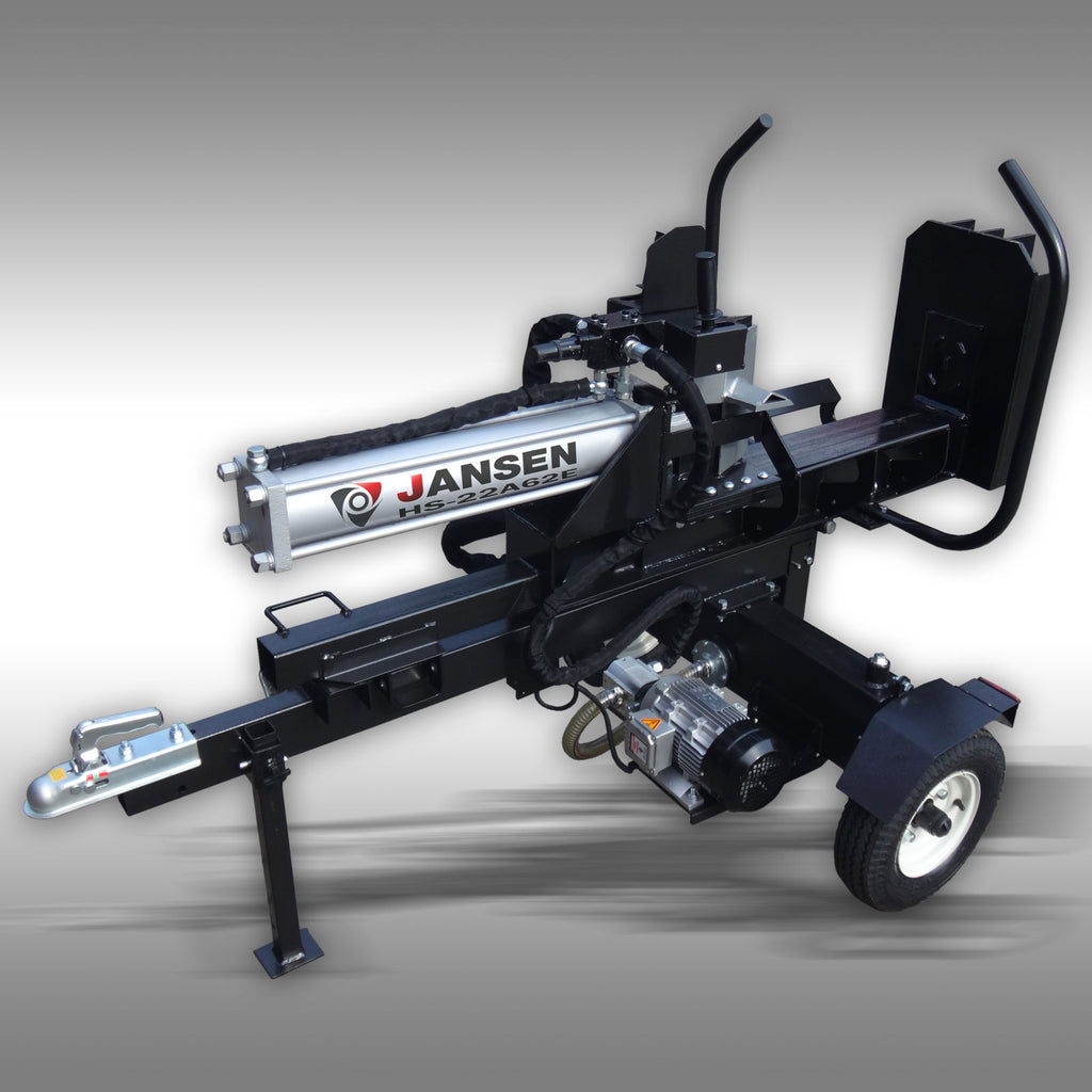 Holzspalter Jansen HS-22A62E Elektromotor, 22t, 62cm, stehend+liegend - Image 2
