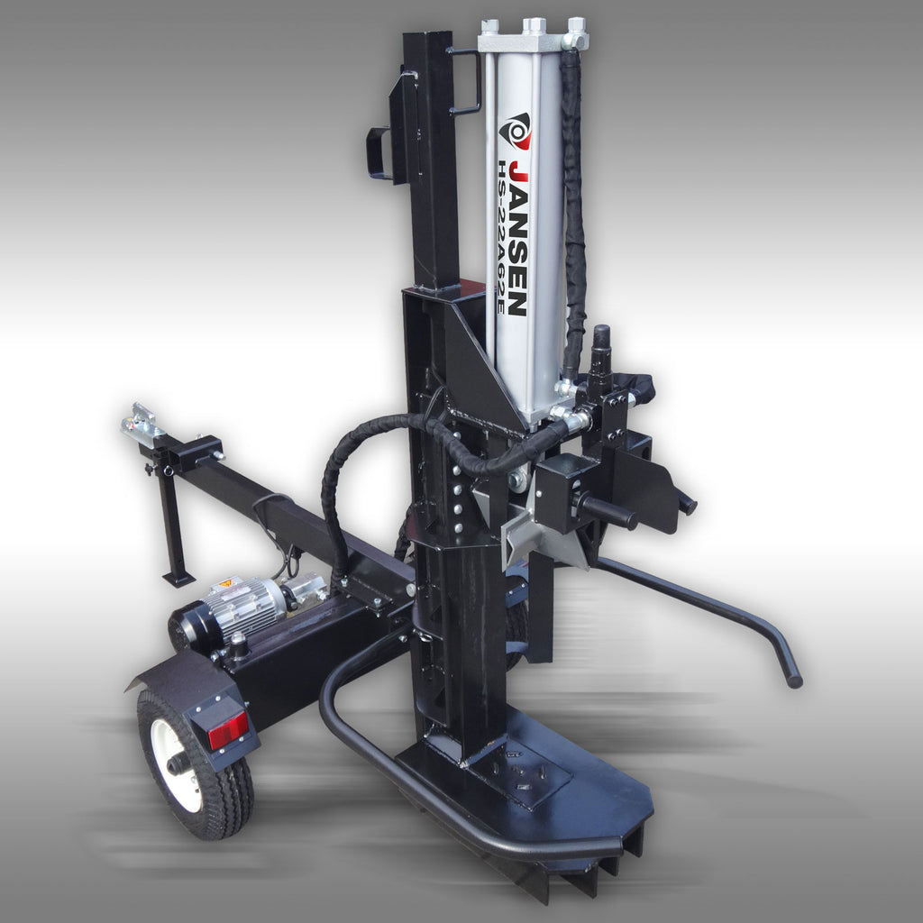 Holzspalter Jansen HS-22A62E Elektromotor, 22t, 62cm, stehend+liegend - Image 3