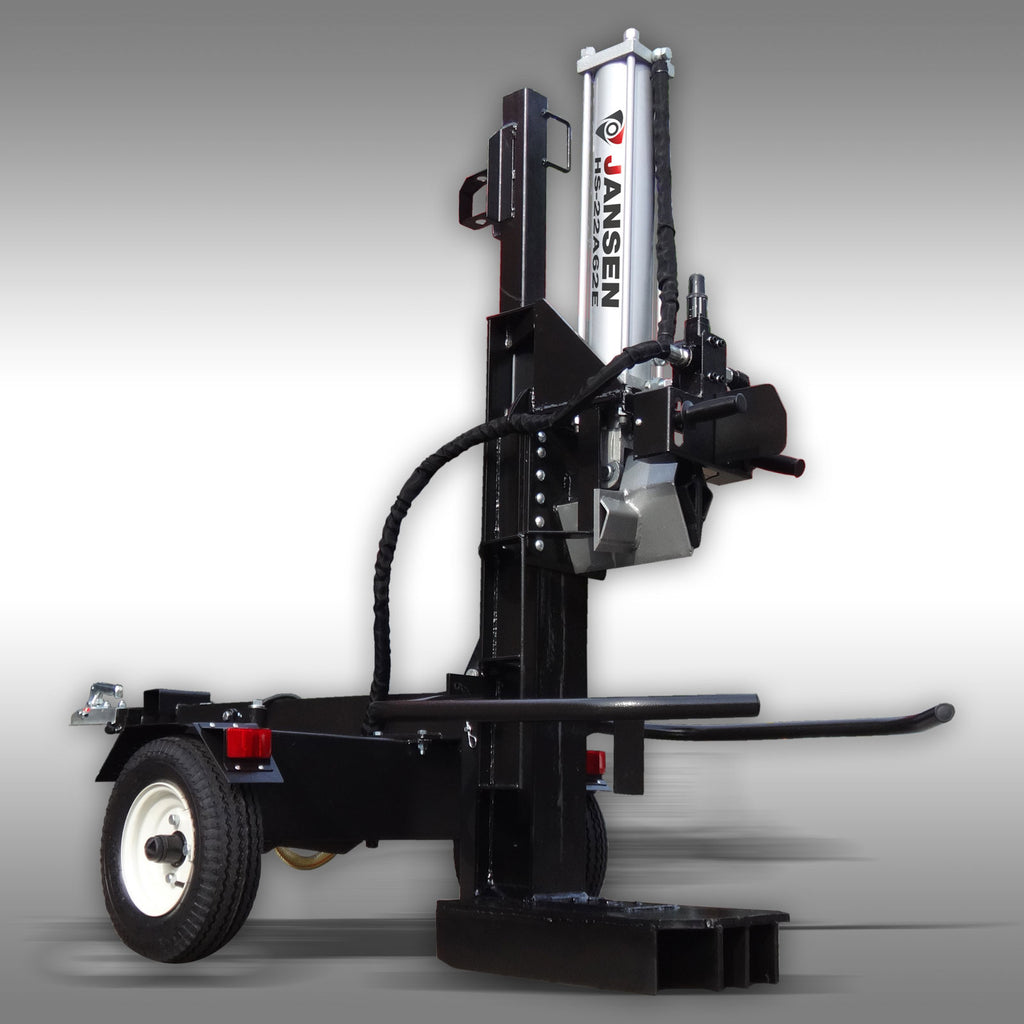 Holzspalter Jansen HS-22A62E Elektromotor, 22t, 62cm, stehend+liegend - Image 4
