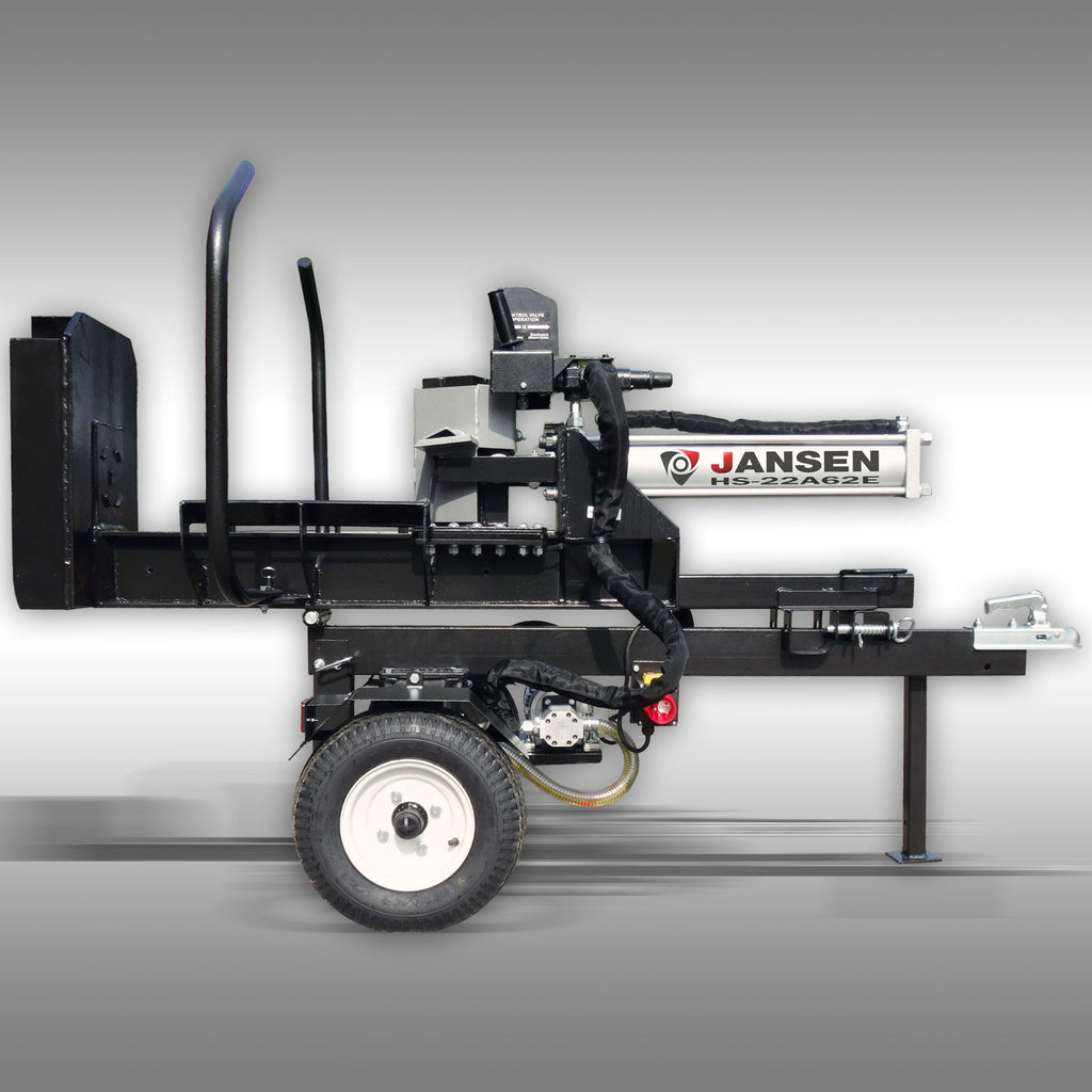 Holzspalter Jansen HS-22A62E Elektromotor, 22t, 62cm, stehend+liegend - Image 5
