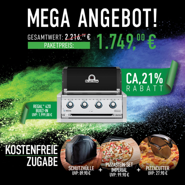Broil King Regal 420 Schwarzer Einbau-Gasgrill - Image 2