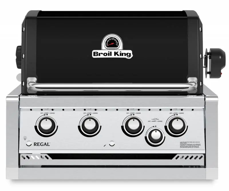 Broil King Regal 470 Schwarzer Einbau-Gasgrill