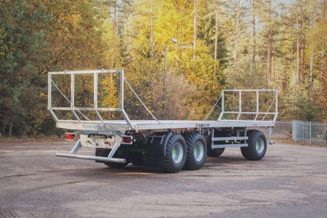 Ballenwagen Raimund Dreiachser verzinkt (H = hoch) - Image 2