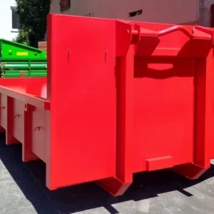 Abrollcontainer 4,5m Baucontainer Flügeltüre
