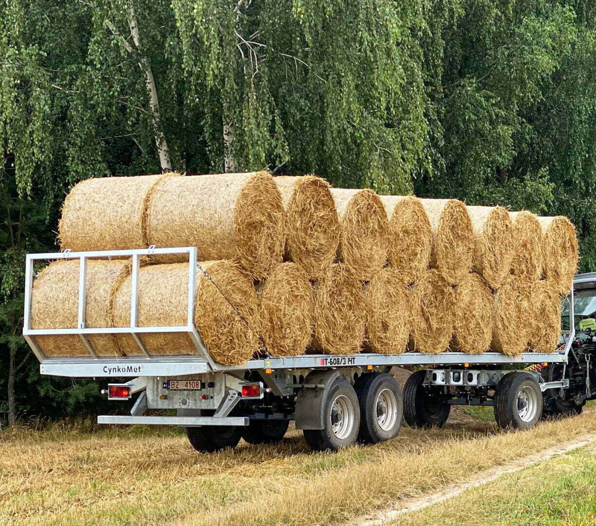 Ballenwagen 3 Achser 14 T hoch verzinkt