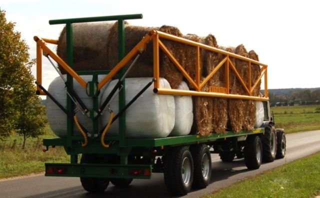 Ballenwagen Dreiachser ohne Ladungssicherung PB11 - Image 6