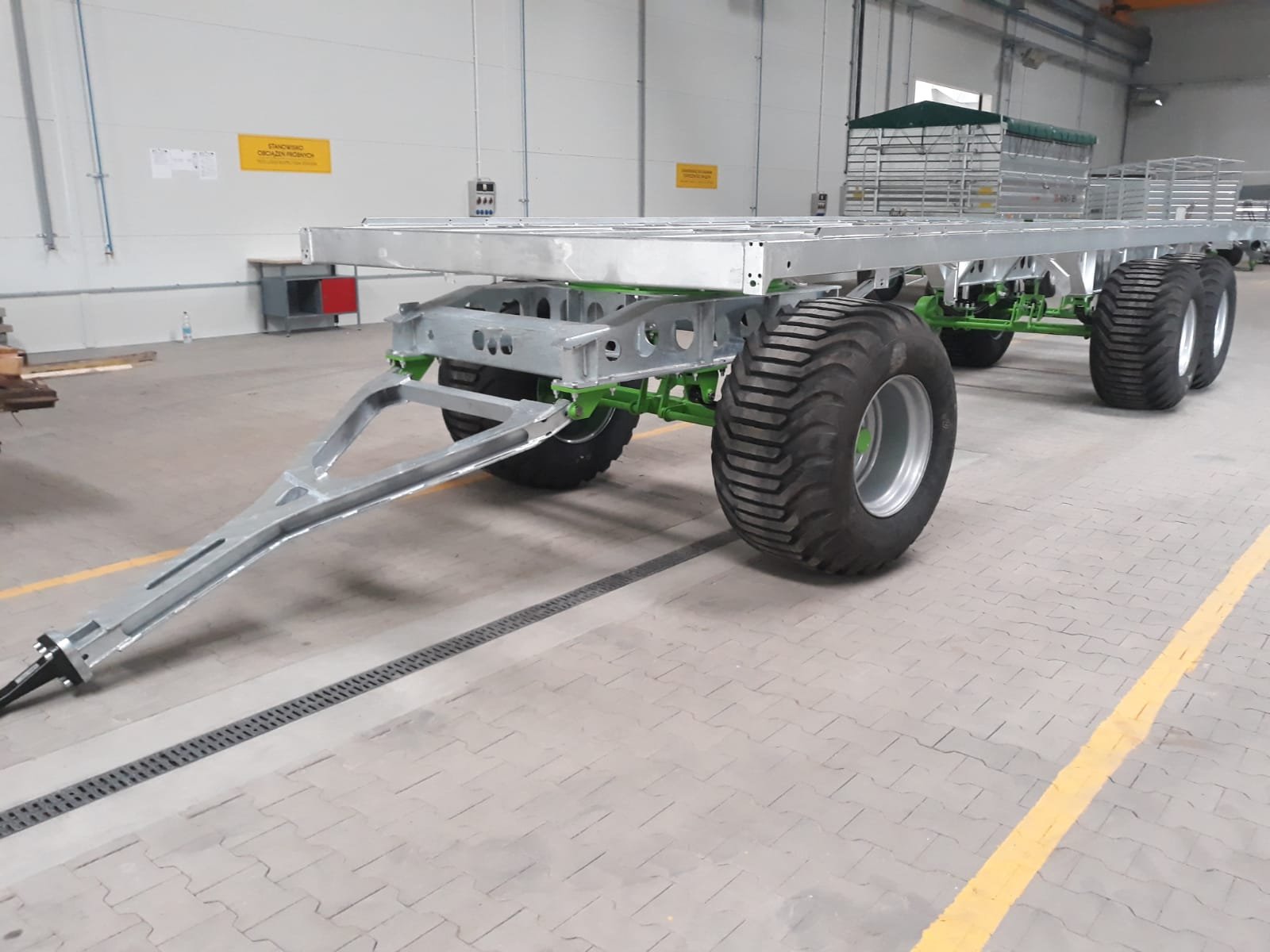 Ballenwagen Raimund Dreiachser verzinkt (H = hoch) - Image 4
