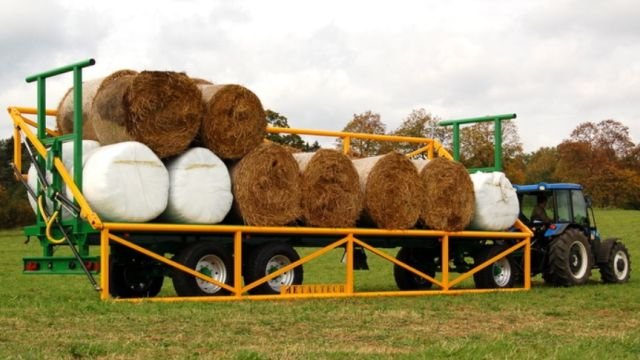 Ballenwagen Dreiachser ohne Ladungssicherung PB11 - Image 4