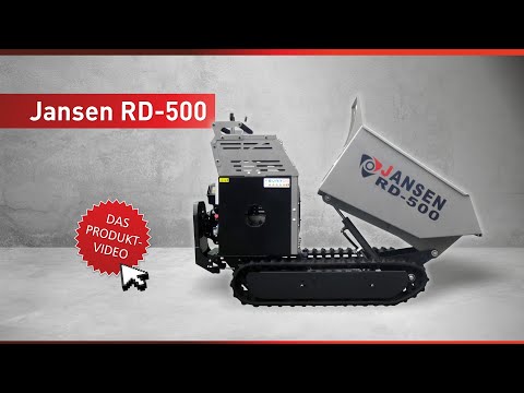 Raupendumper Jansen RD-500, Benzinmotor,9PS,hydrostatisch,Kettendumper - Image 8