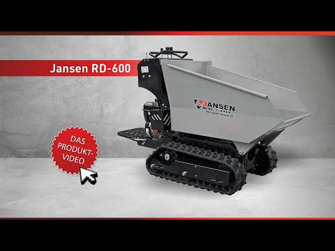 Raupendumper Jansen RD-600, Benzinmotor, hydrostatisch, Kettendumper - Image 8