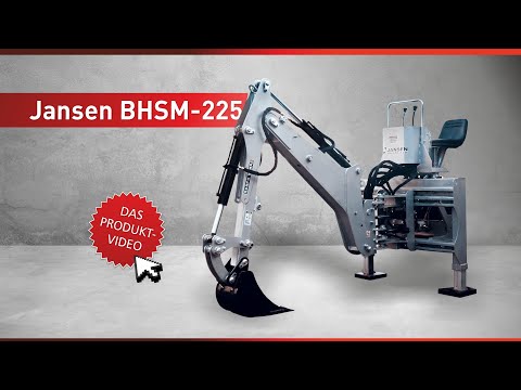 Jansen Heckbagger BHSM-225 inkl. 400mm, Anbaubagger, Bagger - Image 9