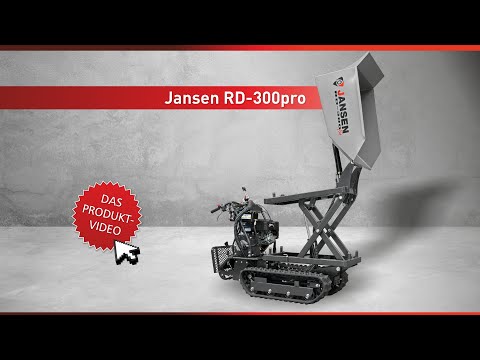 Raupendumper Jansen RD-300pro, hydraulische Mulde mit Hochkippsystem - Image 7
