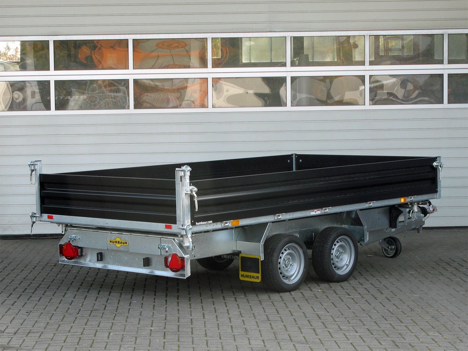 Humbaur HTK 3500.31 STAHL E-Pumpe, Rampen und Stützen - Image 6