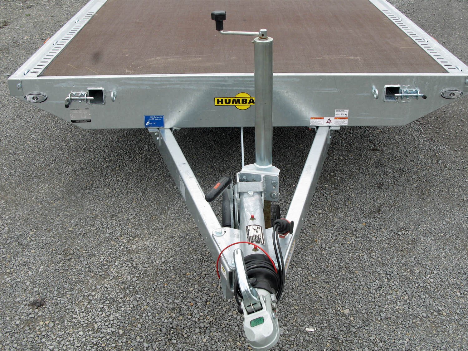Humbaur Universal 3000 Seilwinde, Alu Bordwände 350 mm, Auffahrbohlen - Image 4