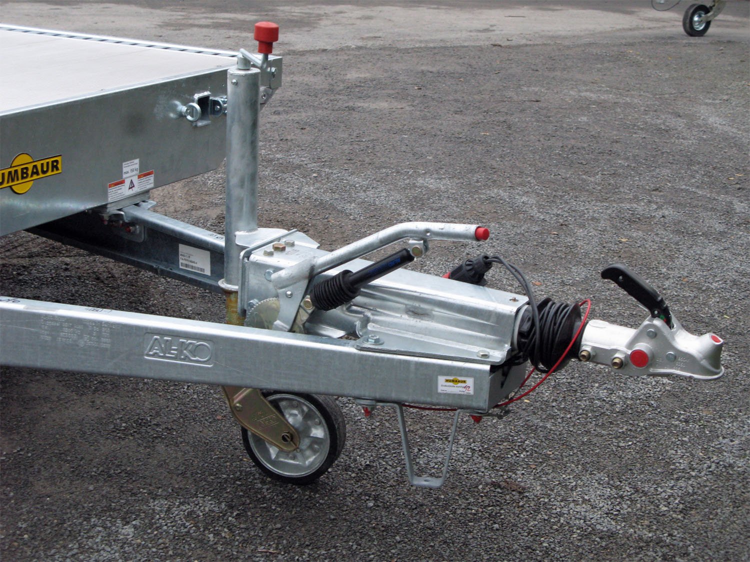 Humbaur Universal 3500 Aluboden, Seilwinde, Rampen - Image 8