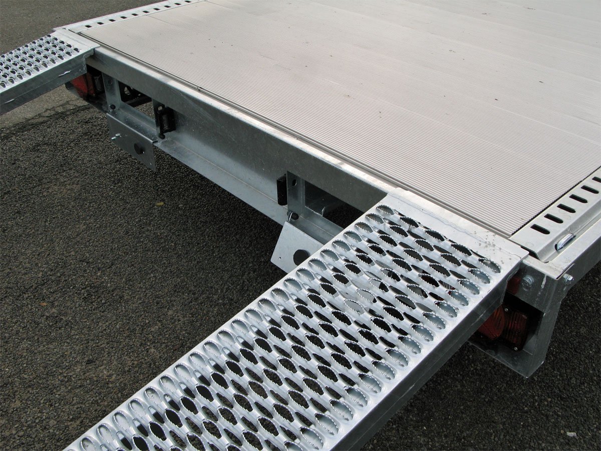 Humbaur Universal 3500 Aluboden, Seilwinde, Rampen - Image 2