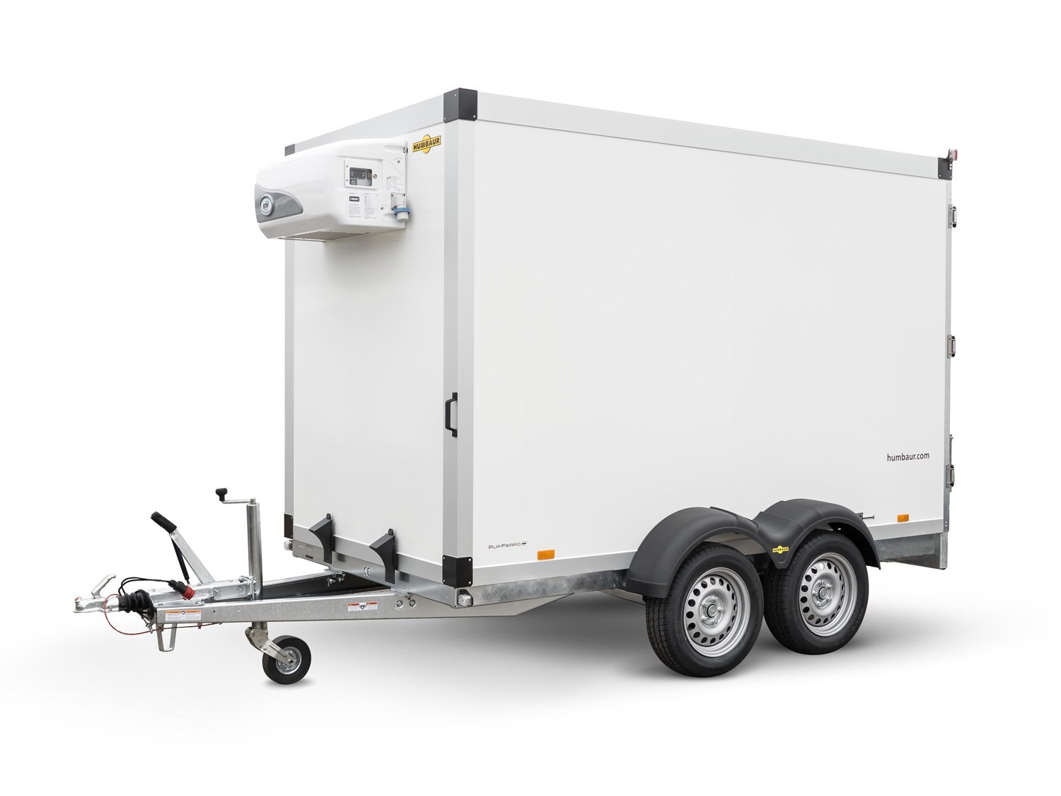 Humbaur HGK 25 37 18 – 21 PF60 Deluxe Hochwertiger Tandem-Kühlkoffer mit professioneller Ausstattung