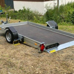Autotransporter Humbaur HKT 183117 S – absenkbarer Smartanhänger