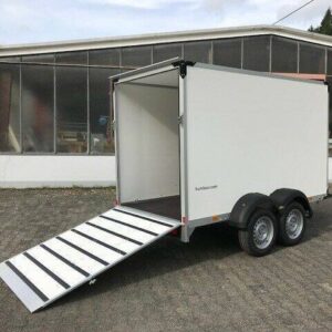 Kofferanhänger Humbaur HK 203015-18P Kofferanhänger mit Heckrampe!