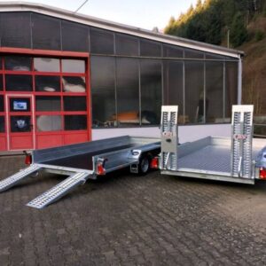 Tieflader Saris Magnum Maxx 3500 – 4 Meter Baumaschinenanhänger