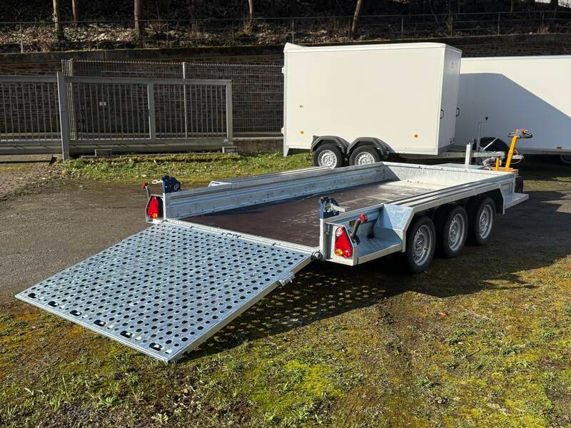 Tieflader Saris Magnum S MG 400 182 3500 3 – 4 Meter Baumaschinenanhänger Tridem - Image 2