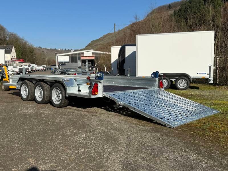 Tieflader Saris Magnum S MG 400 182 3500 3 – 4 Meter Baumaschinenanhänger Tridem - Image 6