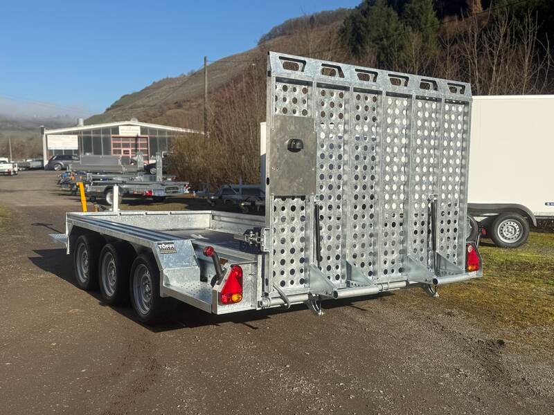Tieflader Saris Magnum S MG 400 182 3500 3 – 4 Meter Baumaschinenanhänger Tridem