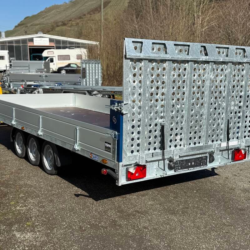 Tieflader Saris Magnum S MG 400 182 3500 3 – 4 Meter Baumaschinenanhänger Tridem - Image 14
