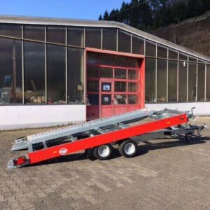 Autotransporter Stema FHAK 27-40-21.2 – kippbarer Autotransporter mit Seilwinde